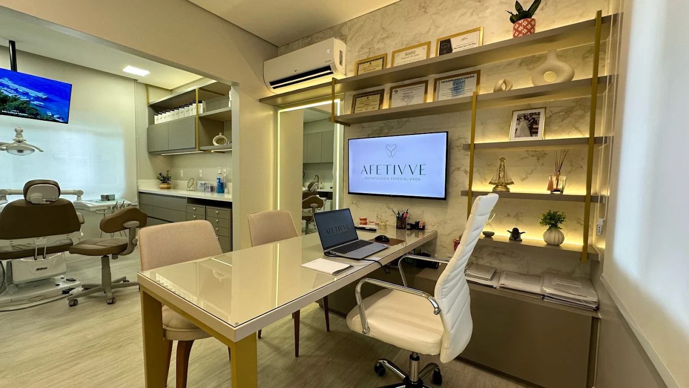 Consultório da Afetivve Odontologia, na Vila Nova, em Jaraguá do Sul